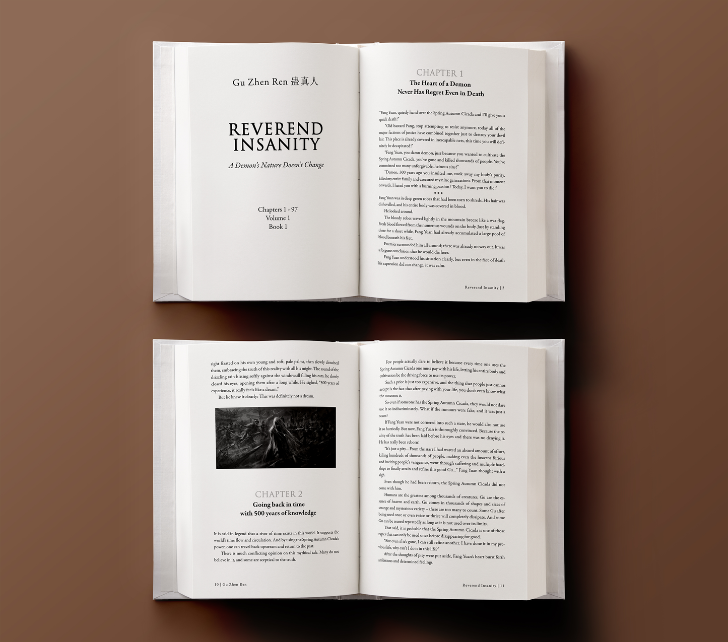 Reverend Insanity Volume 1 Two Hardcover Book Set (Book 1+2)